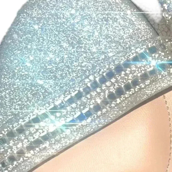 KELLY AND KATIE BLING ANKLE STRAP HIGH HEEL SANDALS- AMAZING!! - Picture 4 of 16